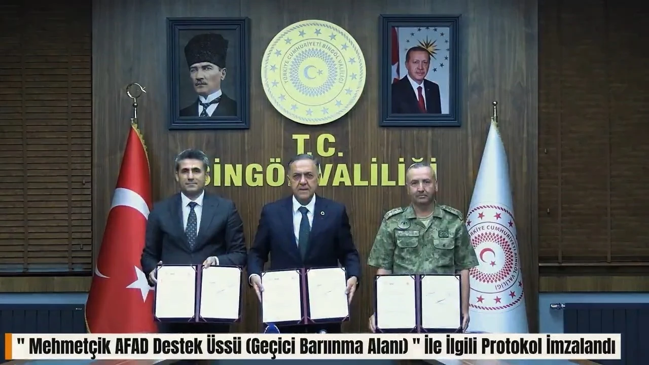 Bingöl’de konteyner kent için protokol imzalandı
