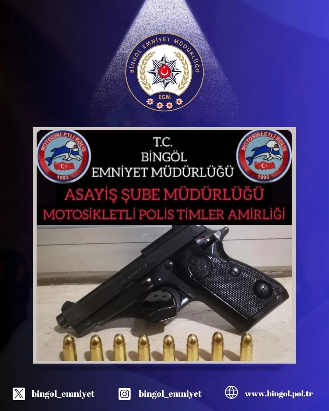 Bingöl’de ruhsatsız silah operasyonu
