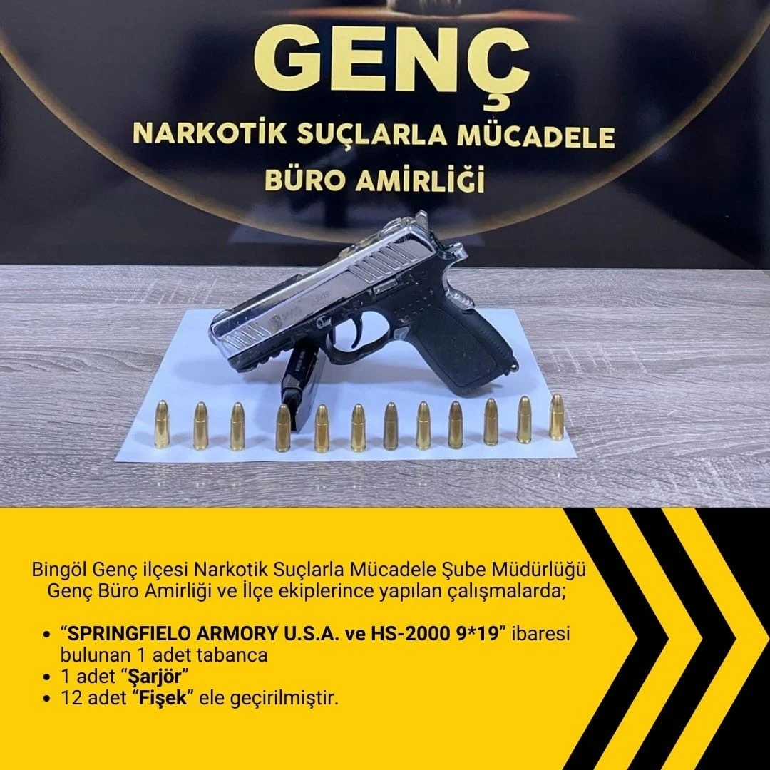 Bingöl’de ruhsatsız silah operasyonu