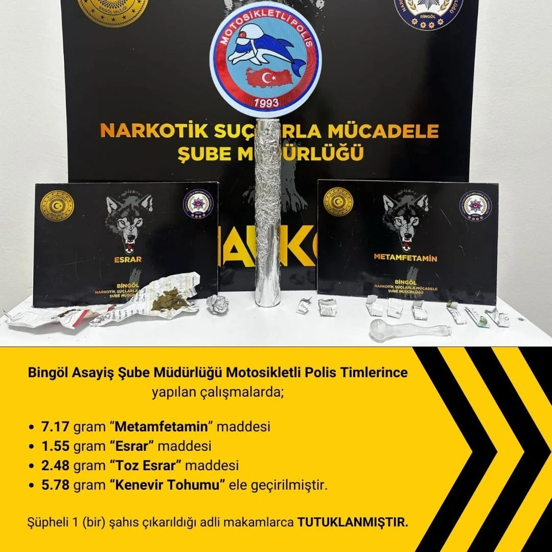 Bingöl’de uyuşturucuya geçit yok
