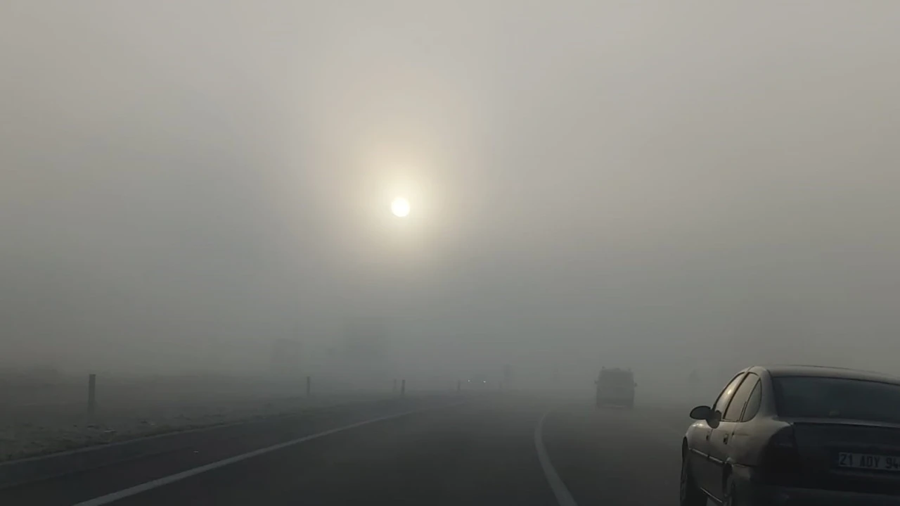 Bingöl’de yoğun sis: Görüş mesafesi 10 metreye düştü
