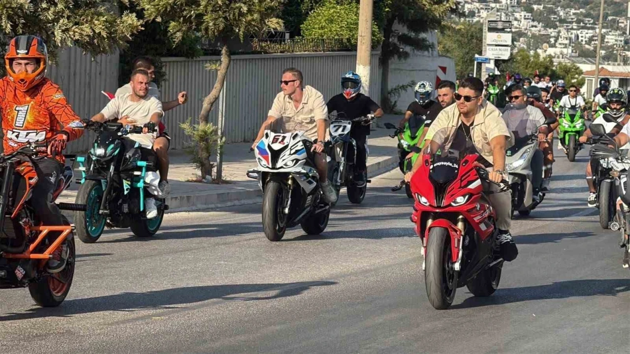 Binlerce motosiklet tutkunu Bodrum’da buluştu
