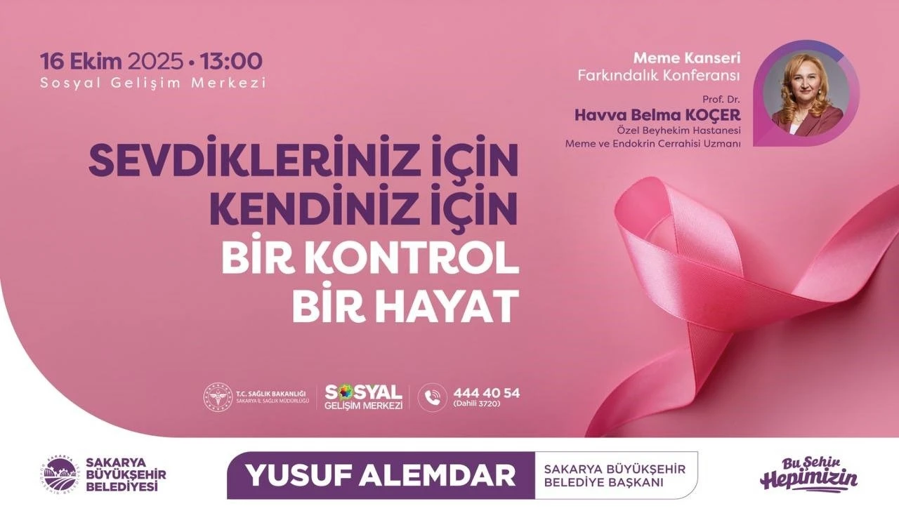 Bir kontrol, bir hayat: Meme kanserine karşı farkındalık buluşması SGM’de
