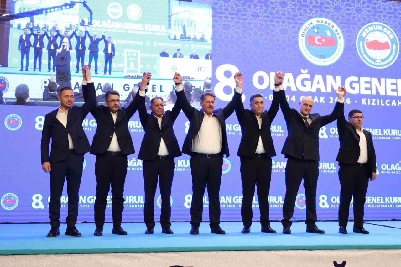 Birlik Haber-Sen 8. Olağan Genel Kurulu&rsquo;nda &Ouml;mer Budak g&uuml;ven tazeledi
