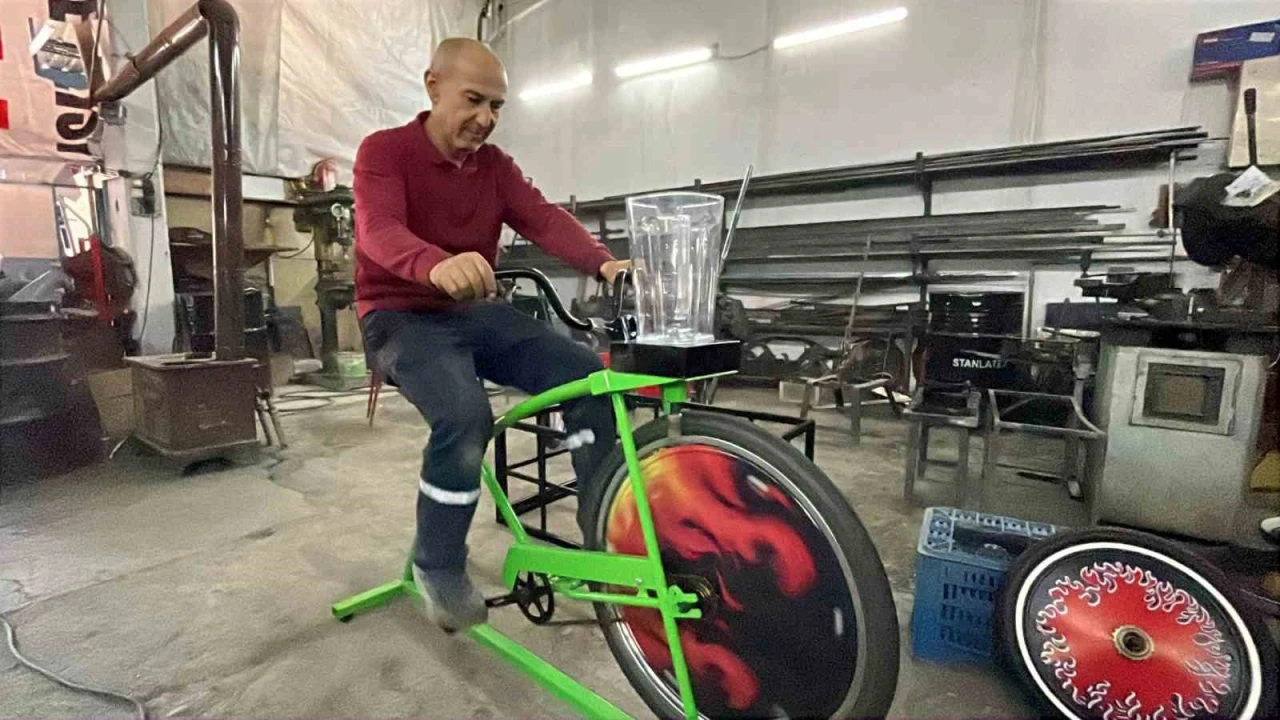 Bisikletleri sanat eserine çeviriyor

