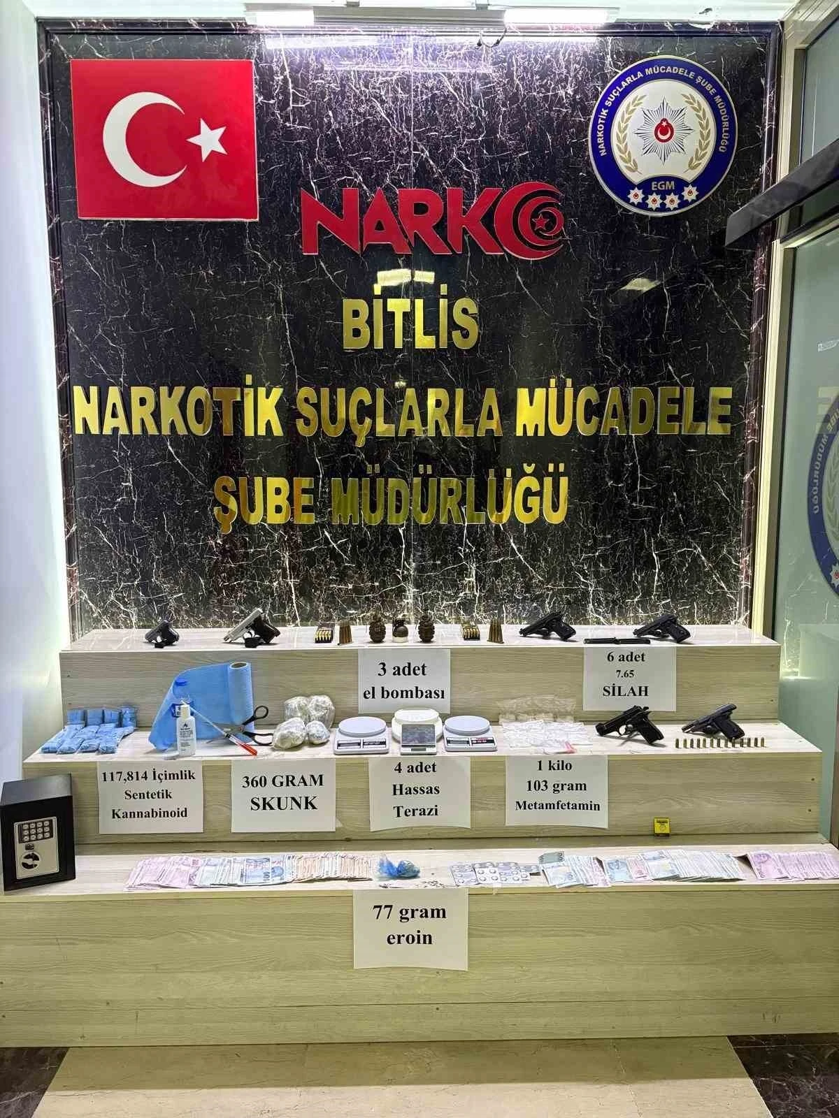 Bitlis&rsquo;teki narkotik operasyonunda 27 kişi tutuklandı

