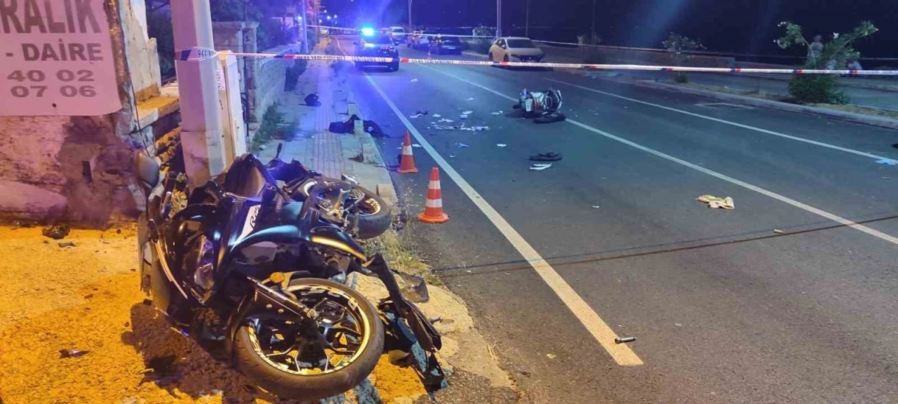 Bodrum’da 2 motosiklet çarpıştı: 2 ölü
