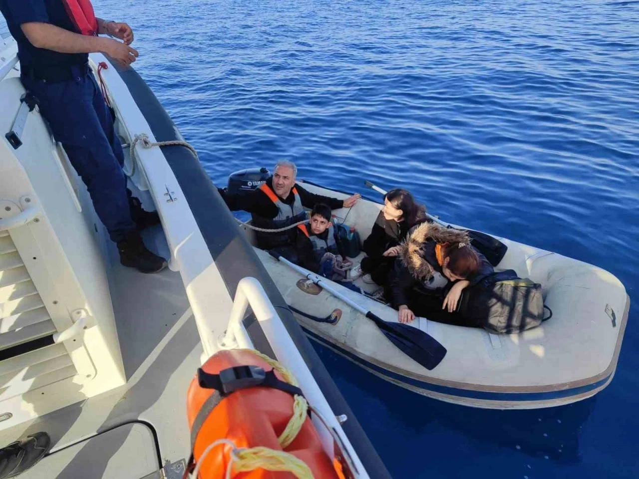 Bodrum’da 2’si çocuk 4 düzensiz göçmen yakalandı
