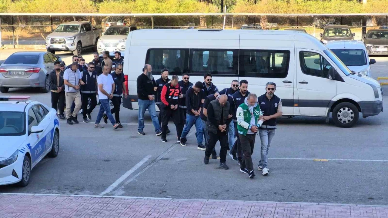 Bodrum’da 9 ÅŸüpheli tutuklandı
