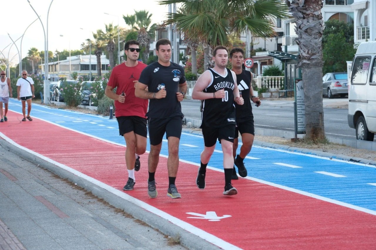 BODRUM'DA BİSİKLET VE KOŞU YOLU YENİLENDİ