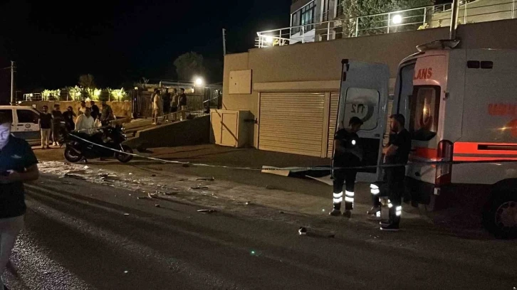 Bodrum’da kamyonet ile motosiklet çarpıştı: 1 ölü