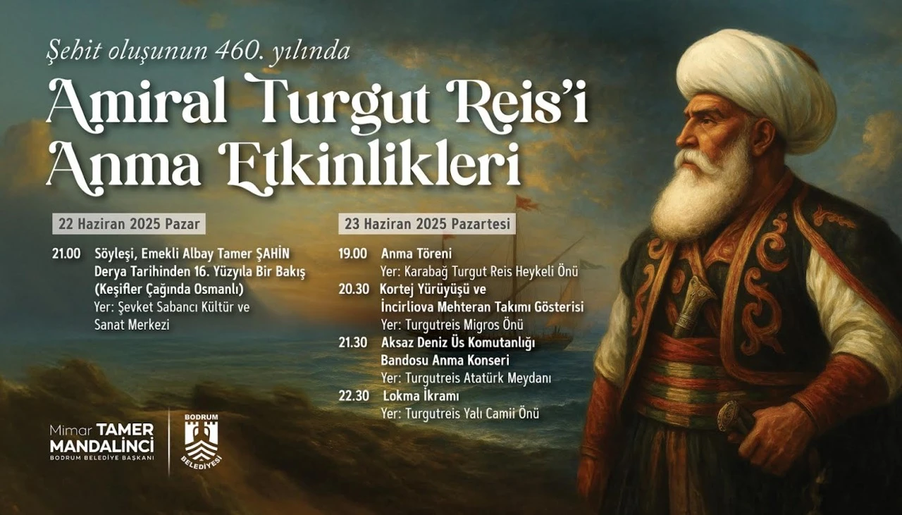 Bodrum'da Turgut Reis'i Anma Etkinlikleri