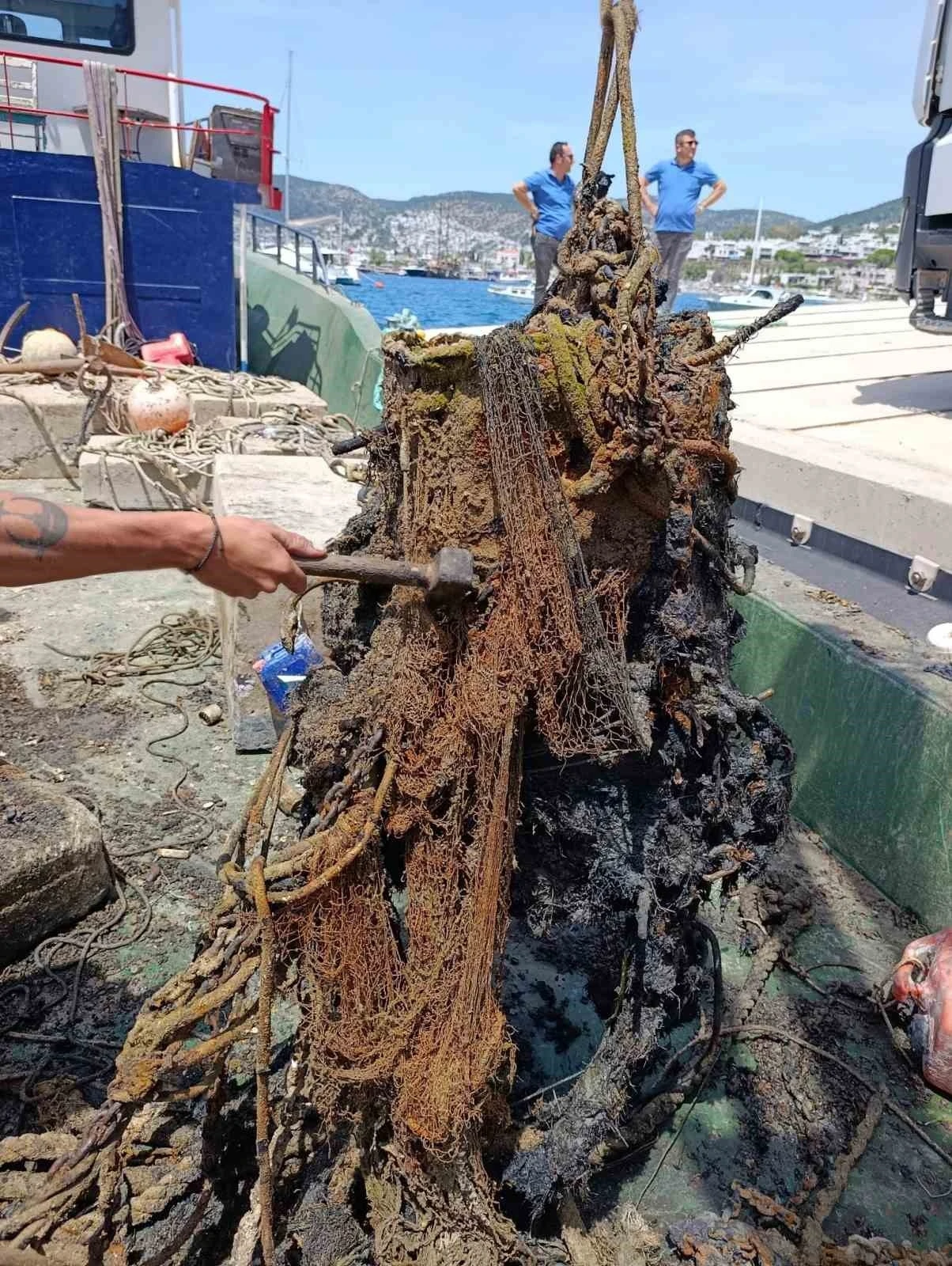 Bodrum’dan 30 ton atık daha çıkarıldı
