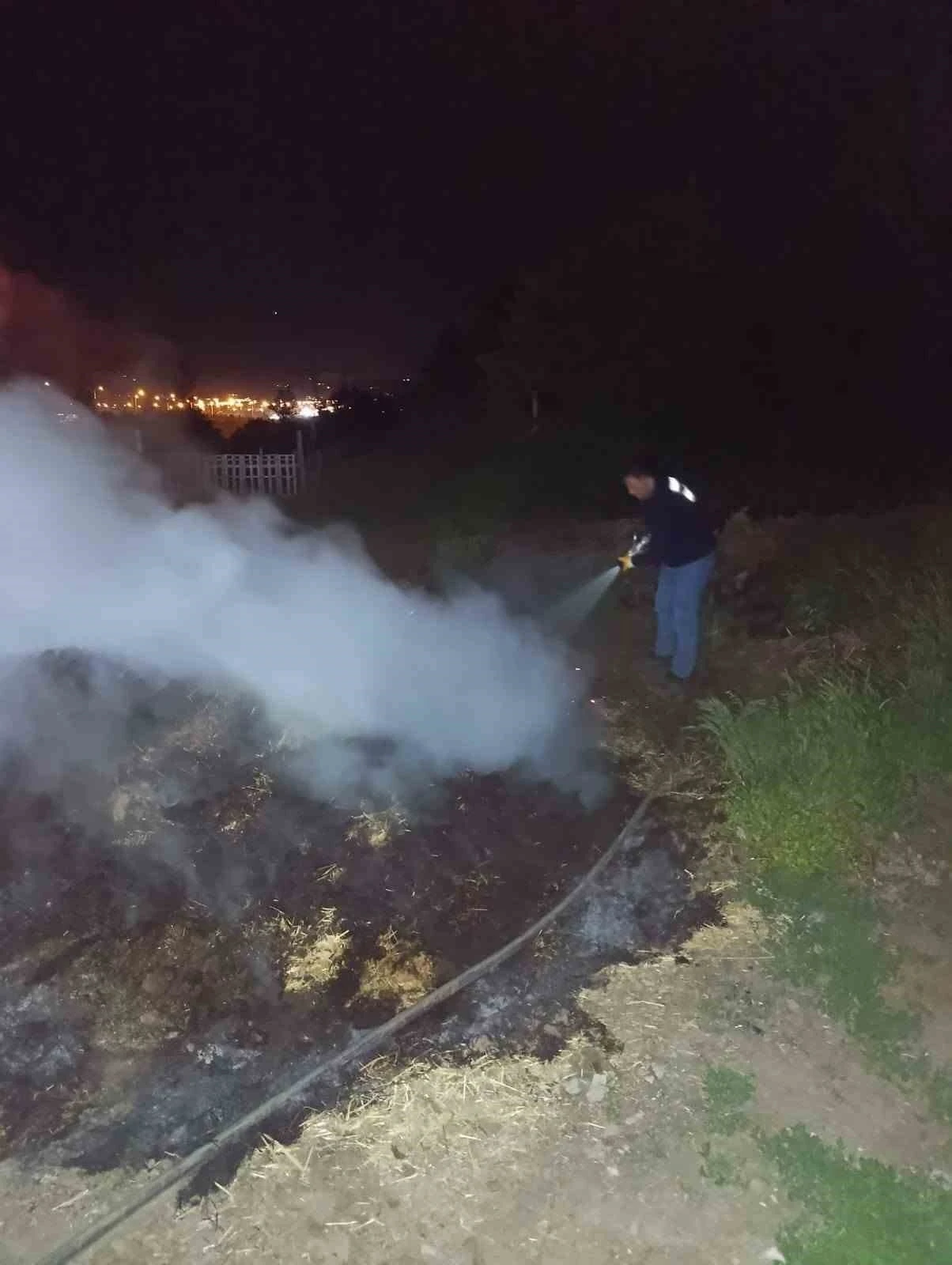 Bolu’da korkutan anız yangını: Ormana sıçramadan söndürüldü
