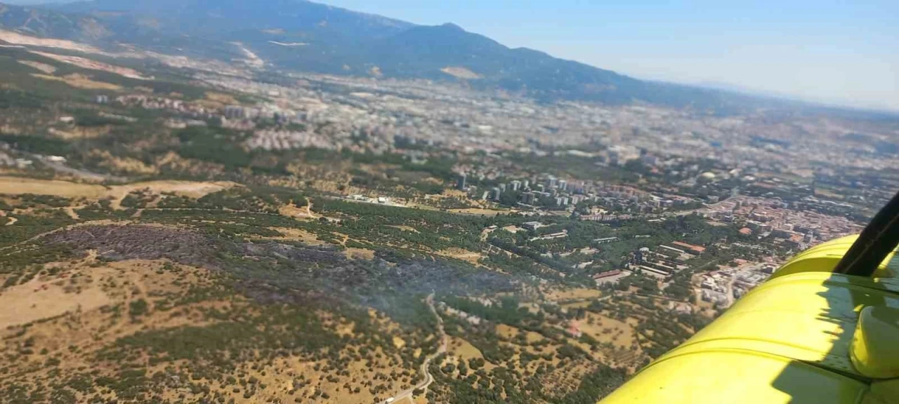 Bornova&rsquo;daki yangın kontrol altında
