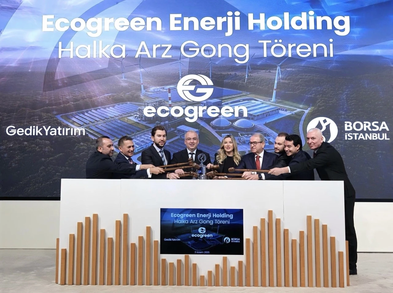 Borsa İstanbul’da gong Ecogreen Enerji Holding için çaldı
