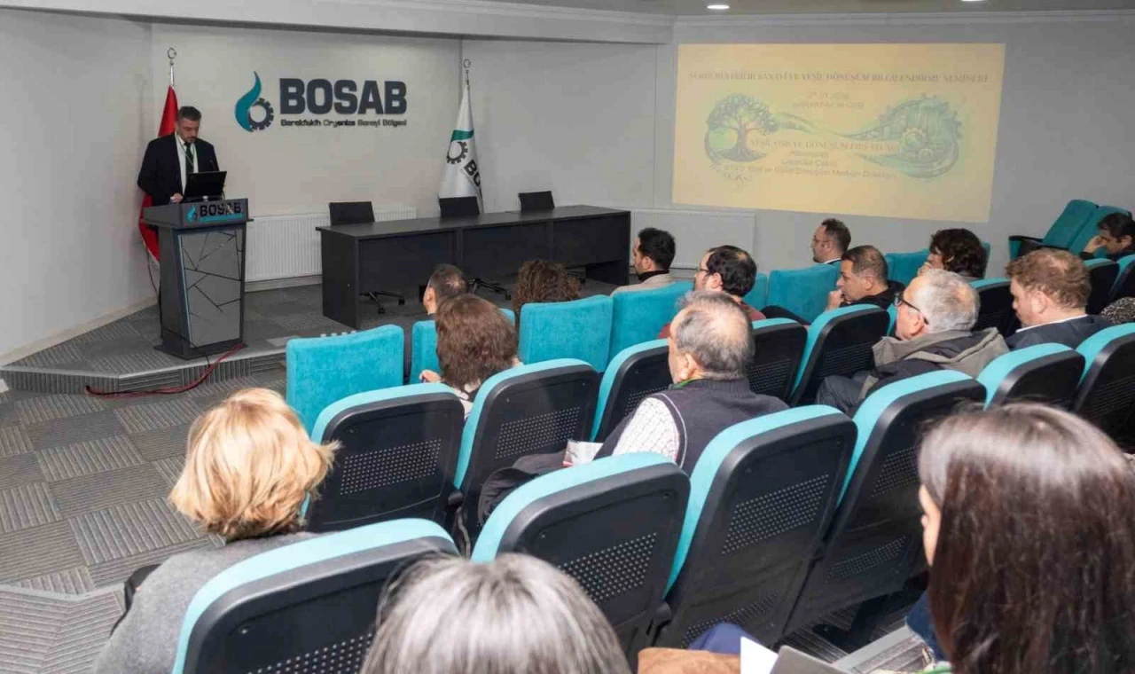 BOSAB sanayicisine yeşil d&ouml;n&uuml;ş&uuml;m rehberi
