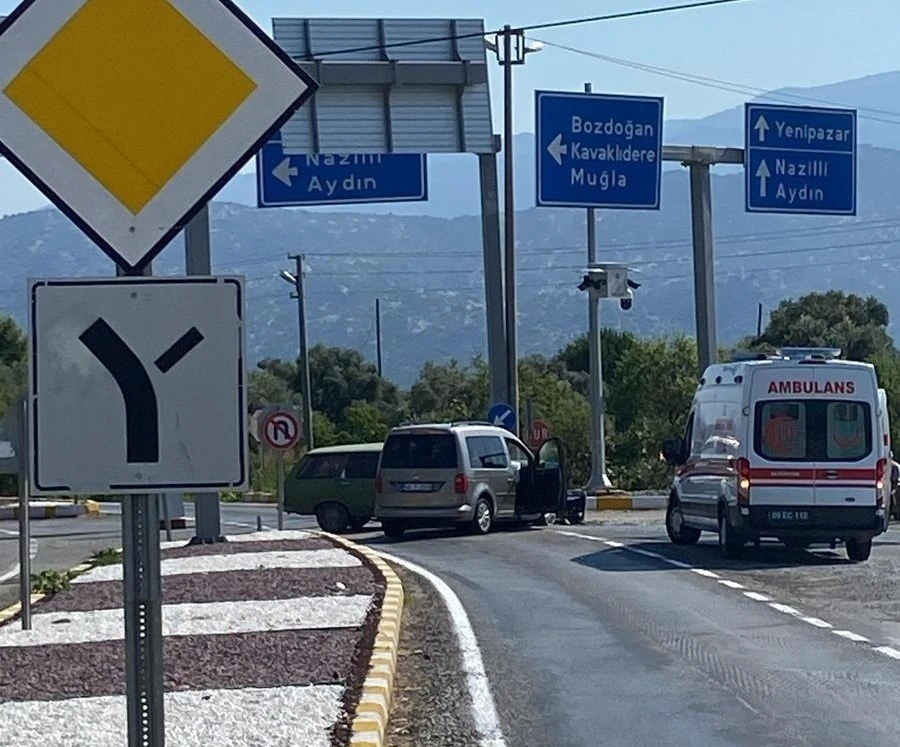 Bozdoğan&rsquo;da trafik kazası: 1 yaralı
