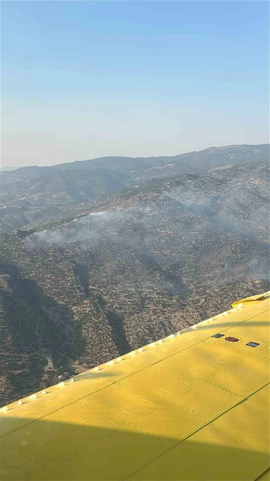 Bozdoğan yangınını söndürme çalışmaları devam ediyor

