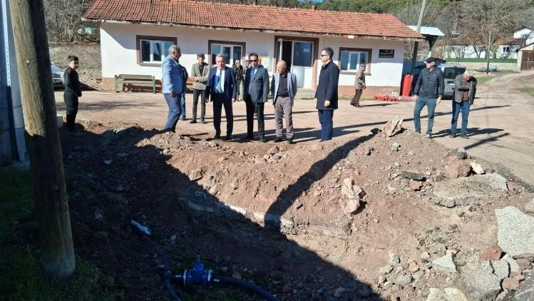 Boz&uuml;y&uuml;k&rsquo;te i&ccedil;me suyu altyapı &ccedil;alışmaları tamamlandı
