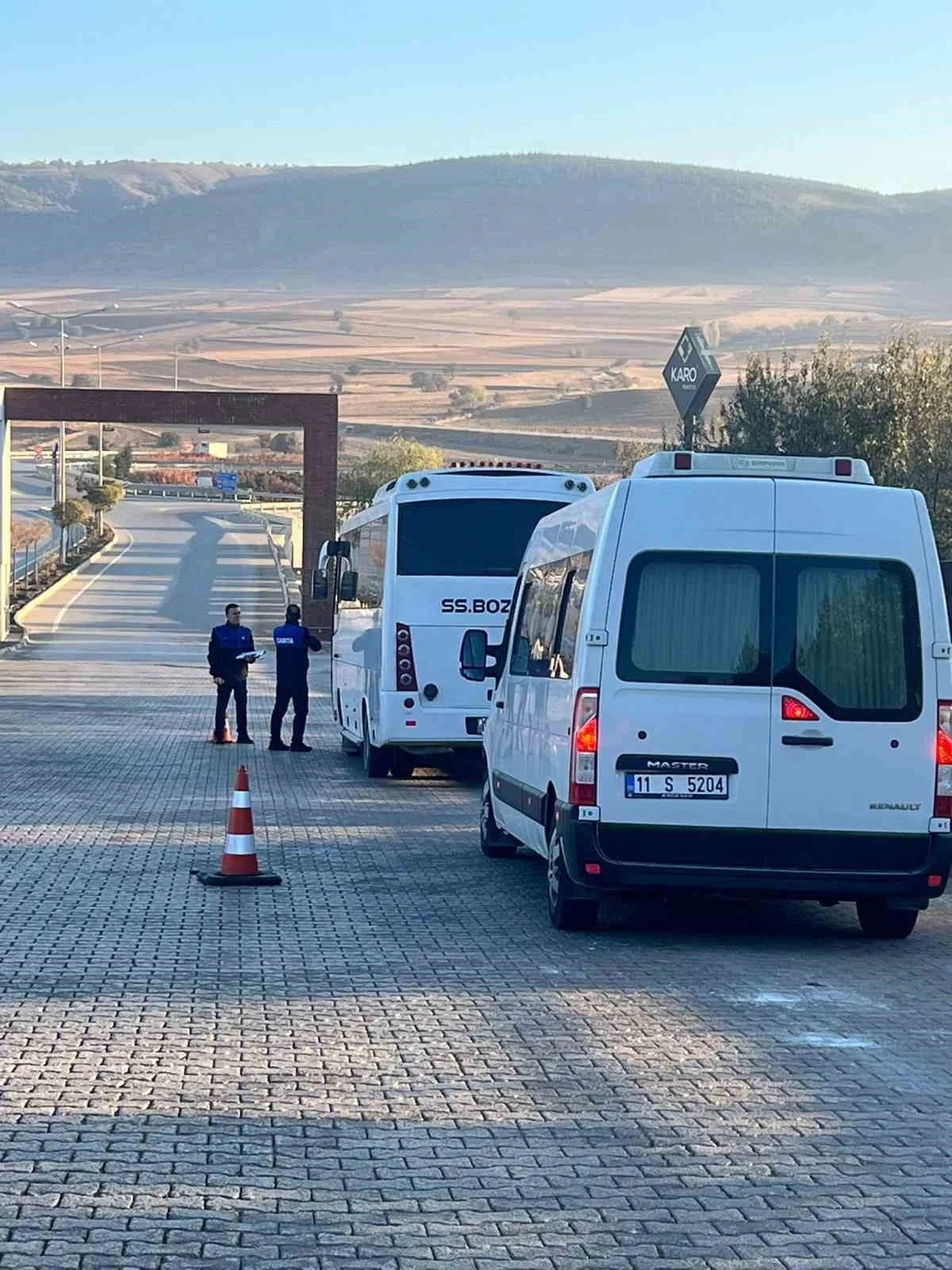 Bozüyük’te servis araçlarına rutin denetim