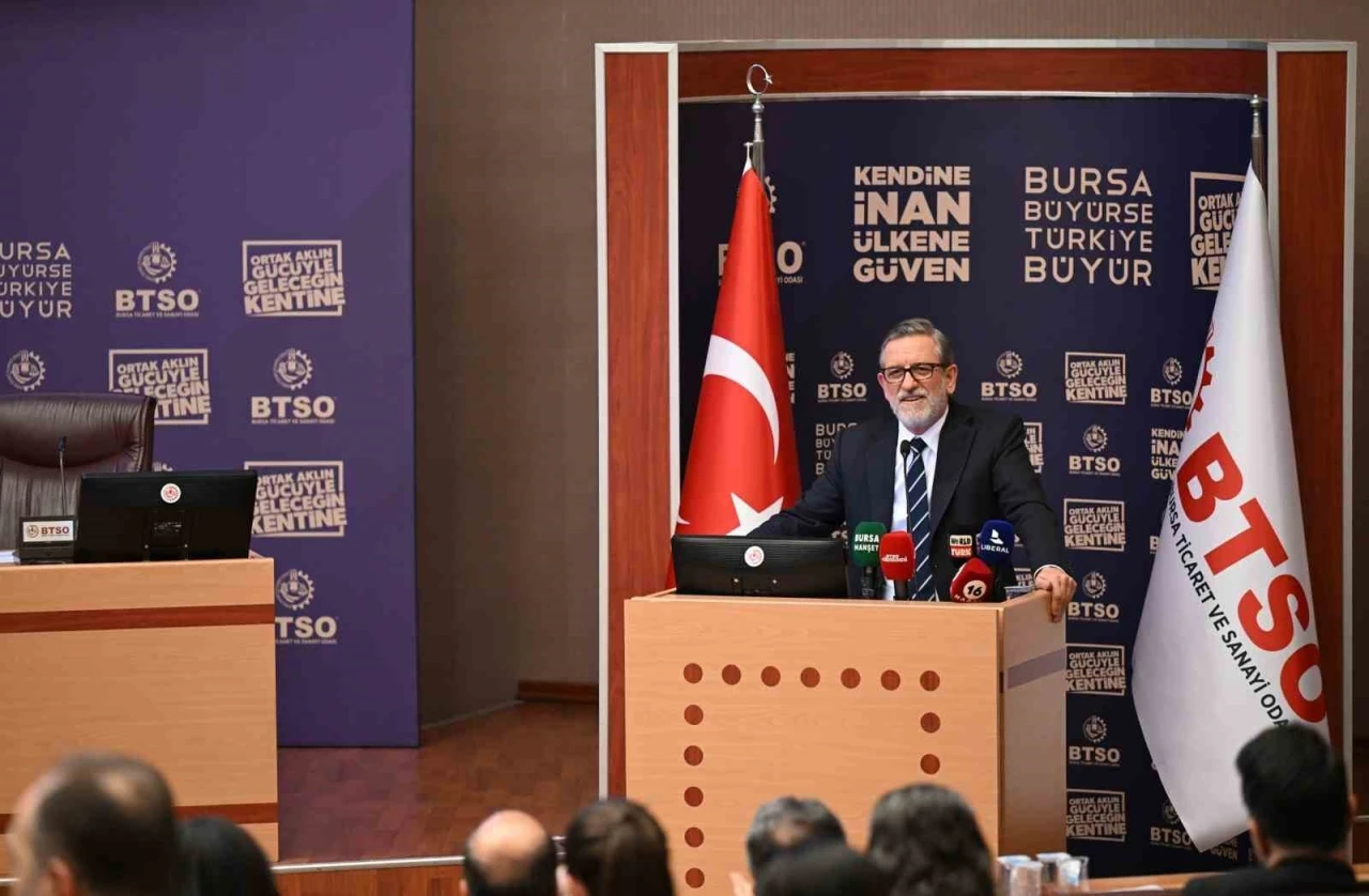 BTSO Başkanı İbrahim Burkay 2030 vizyonunu a&ccedil;ıkladı
