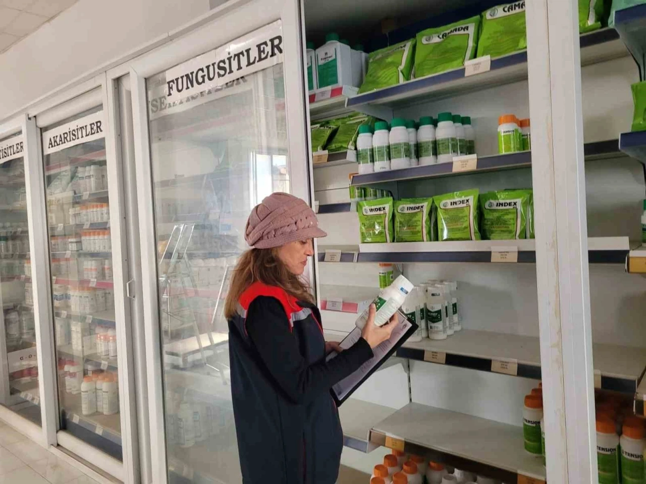 Buharkent&rsquo;te bitki koruma ve g&uuml;bre bayilerine denetim
