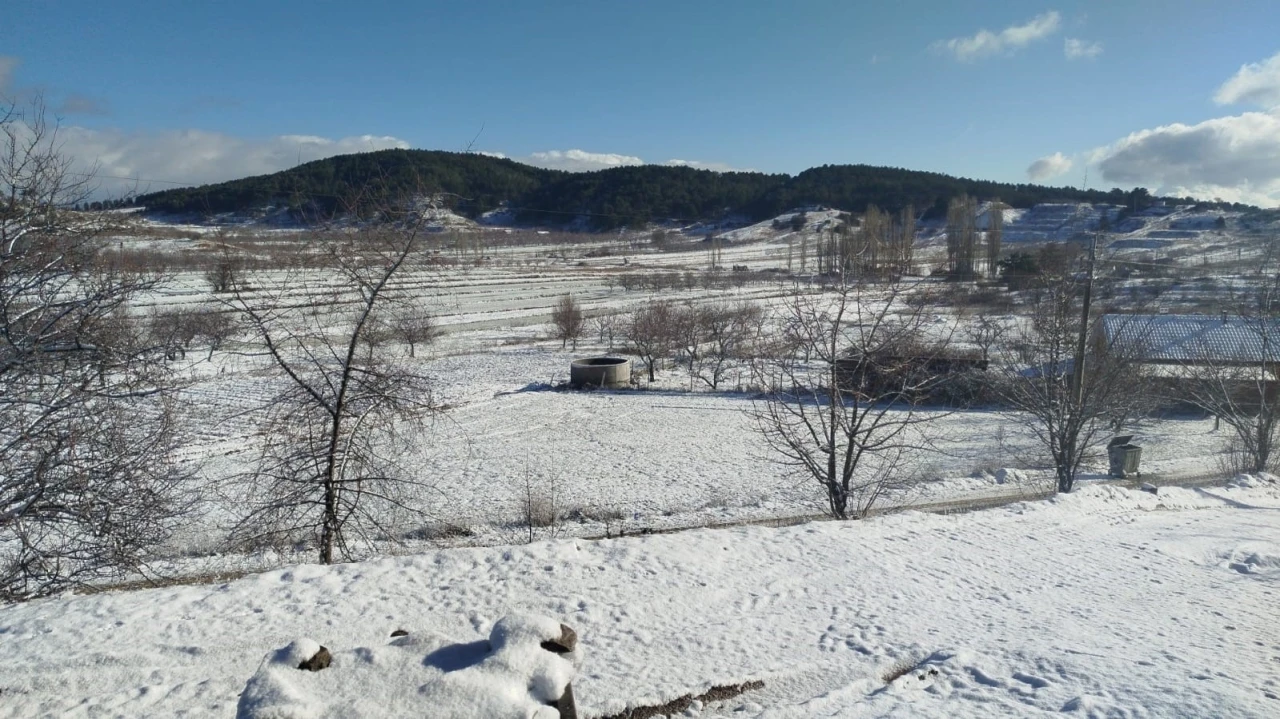 Buldan&rsquo;da yılın ilk karı &uuml;reticileri sevindirdi
