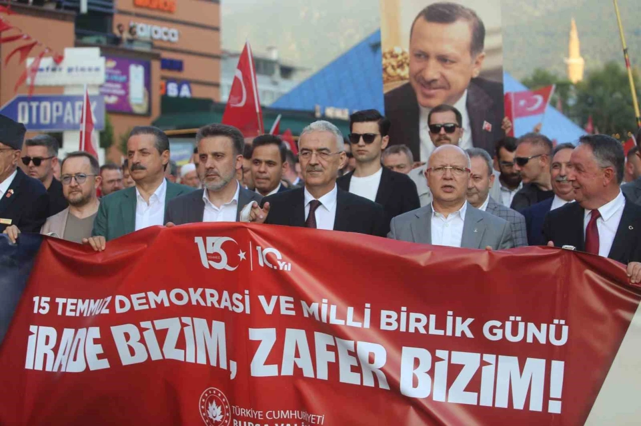 Bursa 15 Temmuz&rsquo;un 10. yılında tek y&uuml;rek

