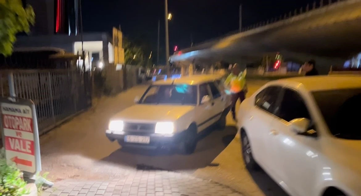 Bursa’da alkollü sürücüden ile ilginç diyaloglar
