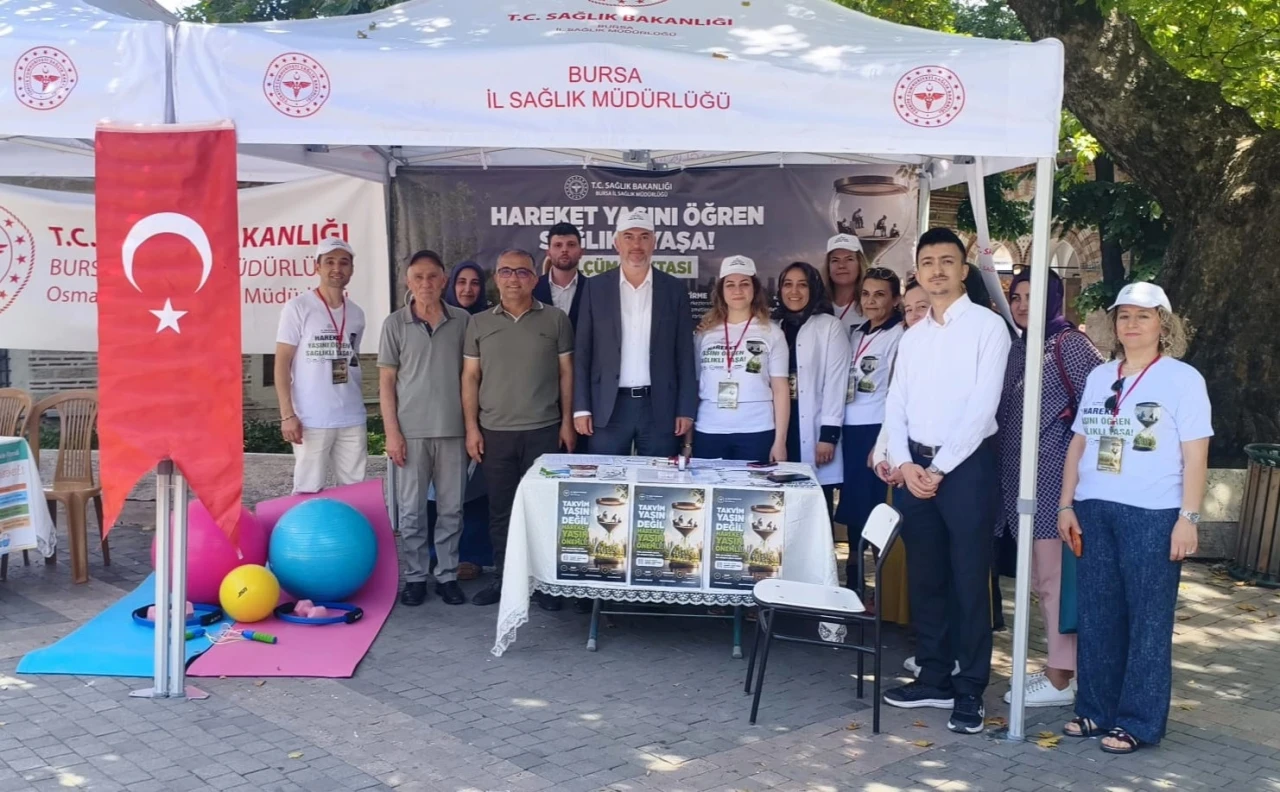Bursa&rsquo;da hareket yaşını &ouml;ğren kampanyasına yoğun ilgi
