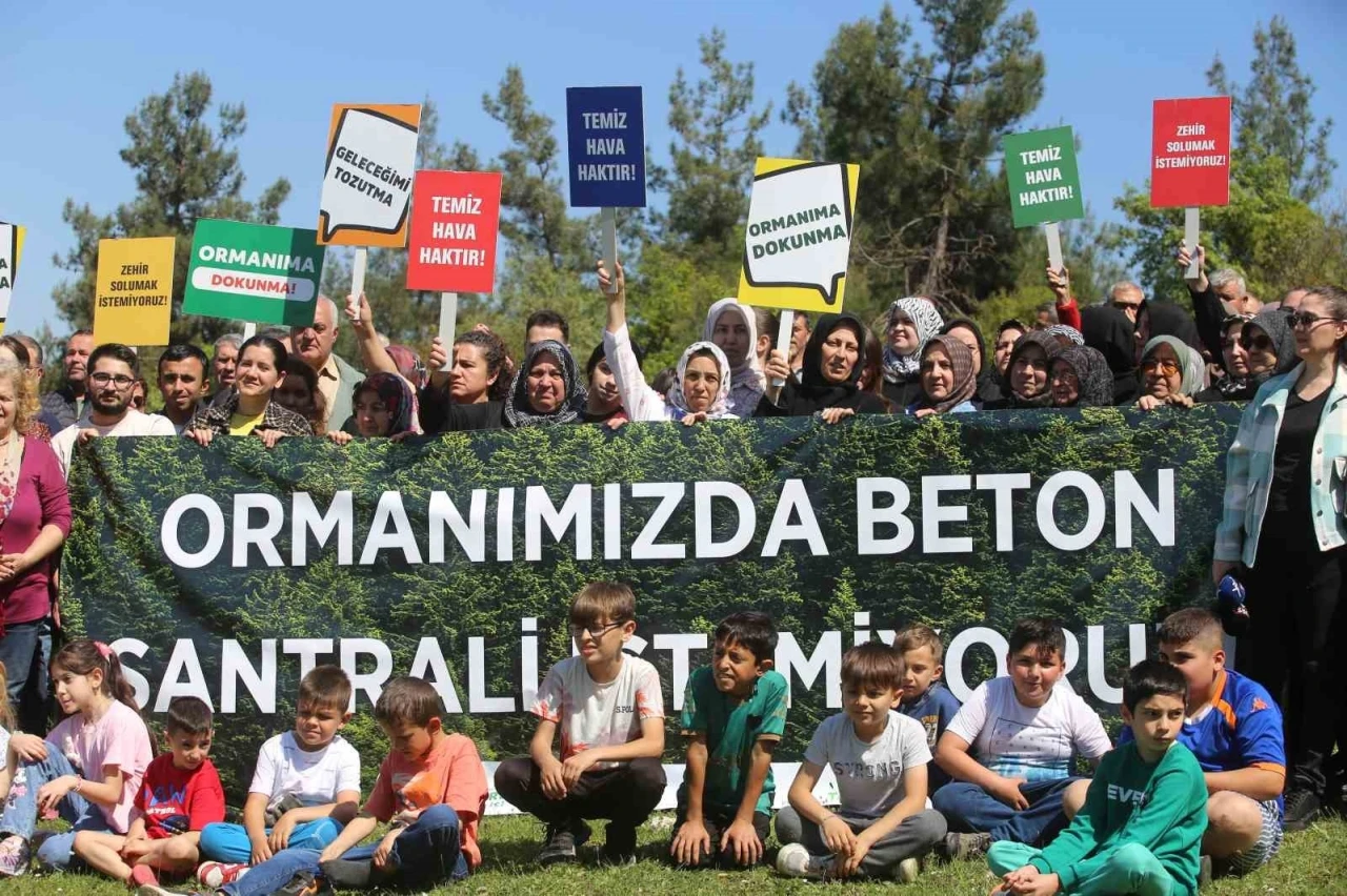 Bursa’da köylüler beton santrali için ayakta
