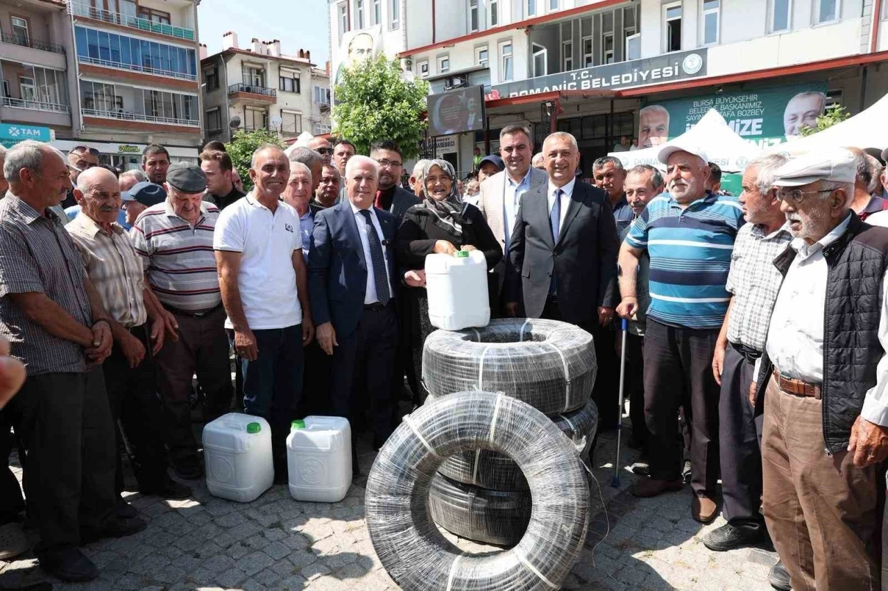 Bursa’dan Domaniç’e tarımsal destek
