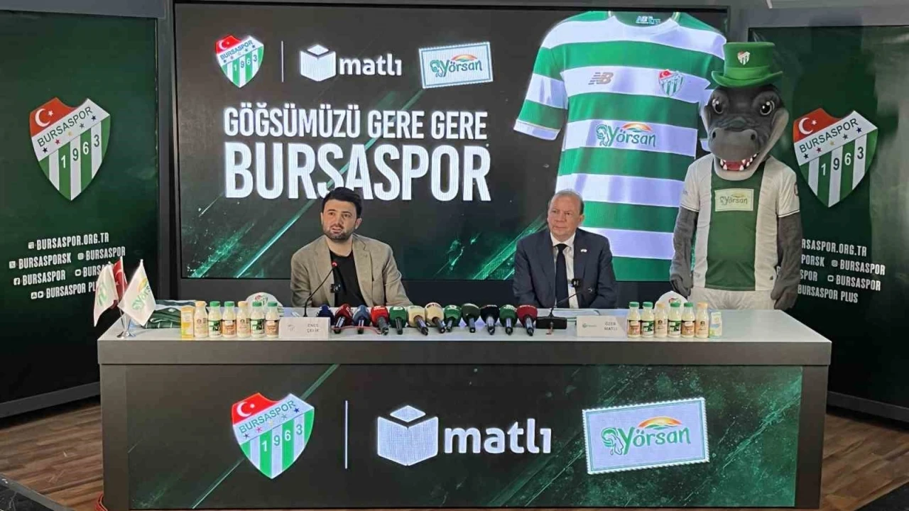 Bursaspor, 70 milyonluk sponsorluğuna imza attı
