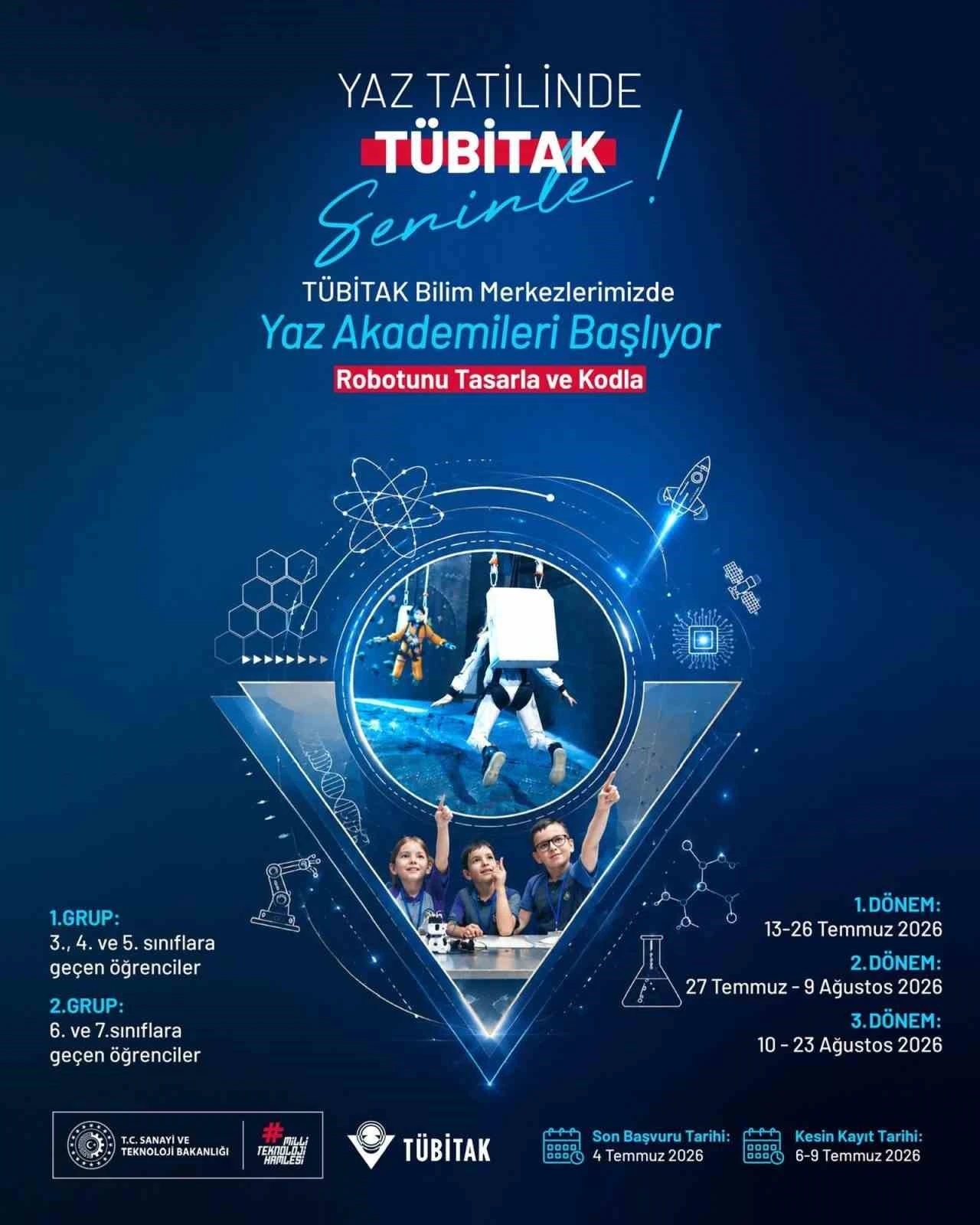 B&uuml;y&uuml;kşehir&rsquo;den bilim ve teknoloji dolu yaz akademisi
