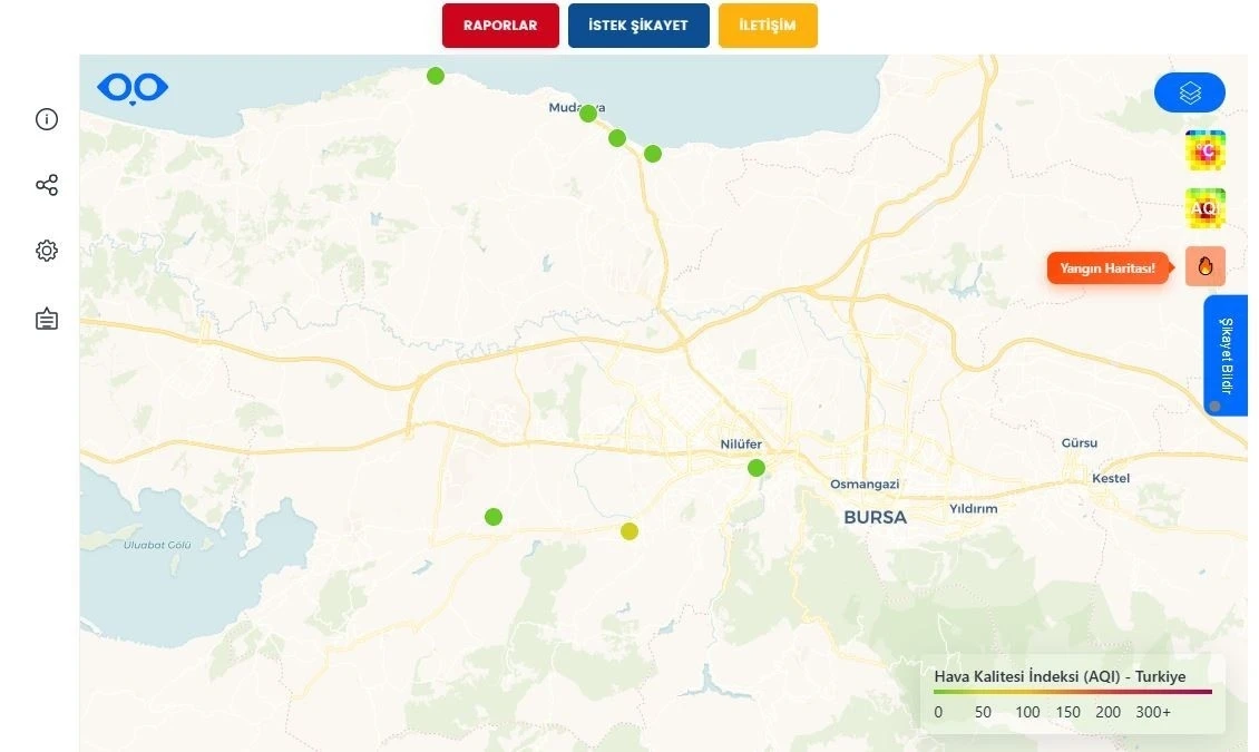 Büyükşehir’den yangın noktalarını anlık gösteren sistem
