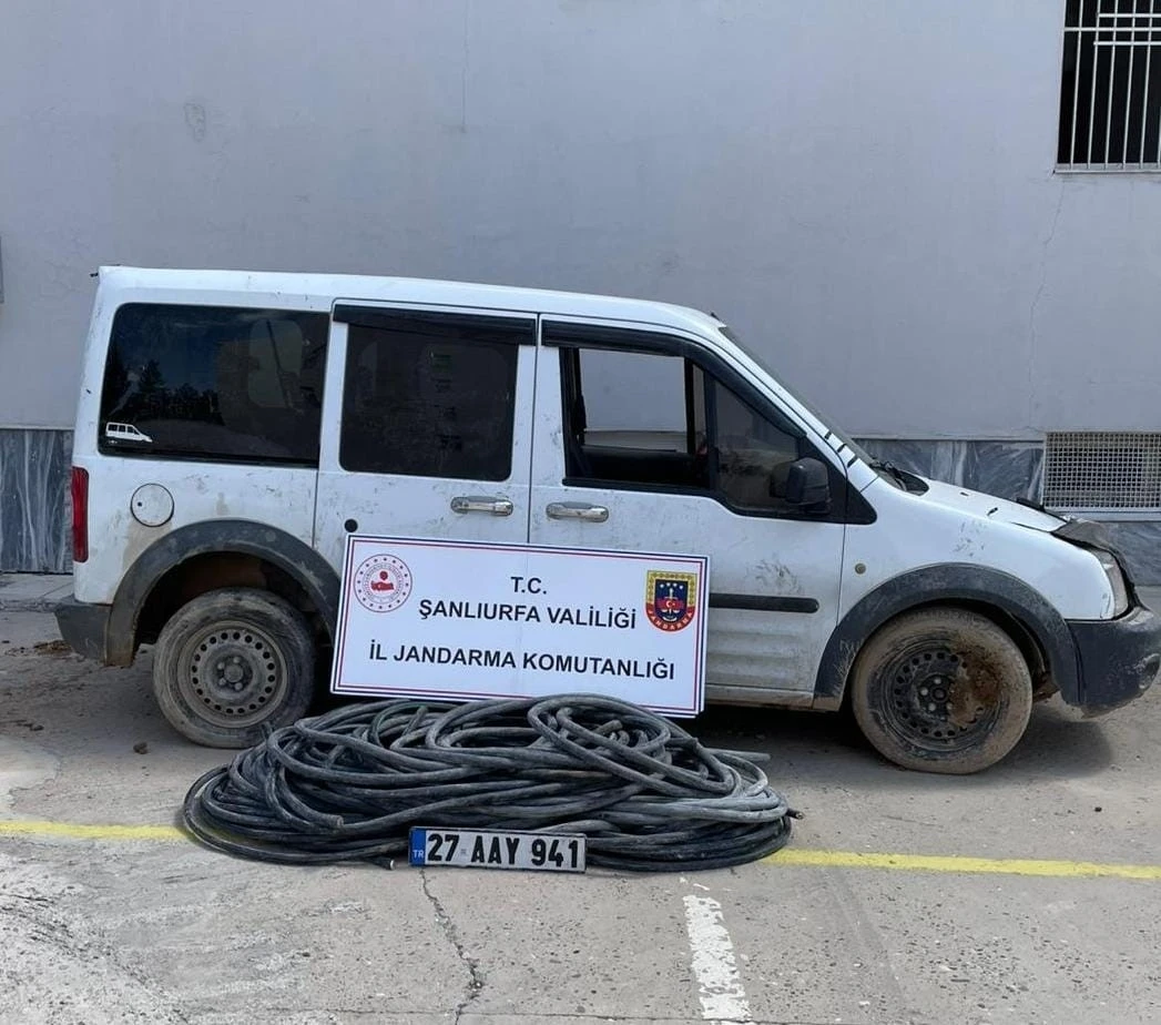 Çalınan 200 metre kablo bulundu
