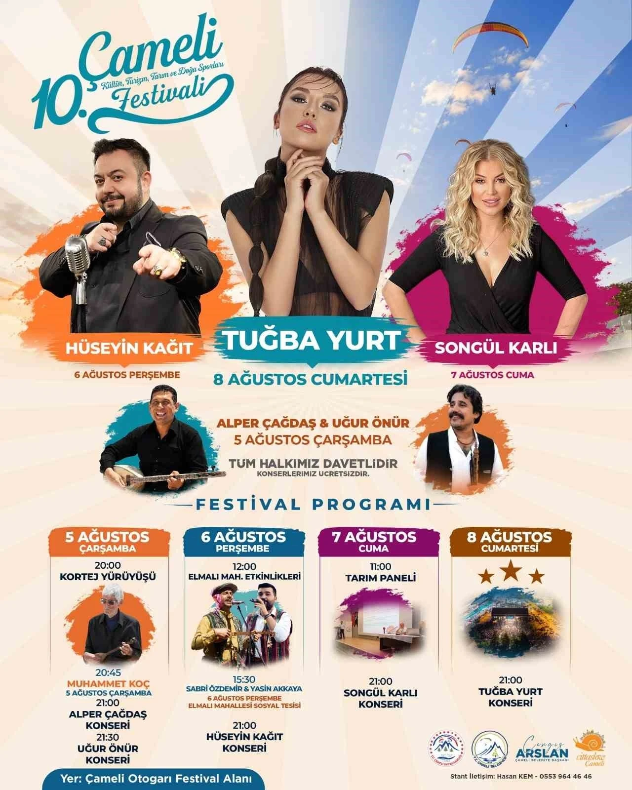 &Ccedil;ameli 10. K&uuml;lt&uuml;r, Turizm, Tarım ve Doğa Sporları Festivaline sayılı g&uuml;nler kaldı
