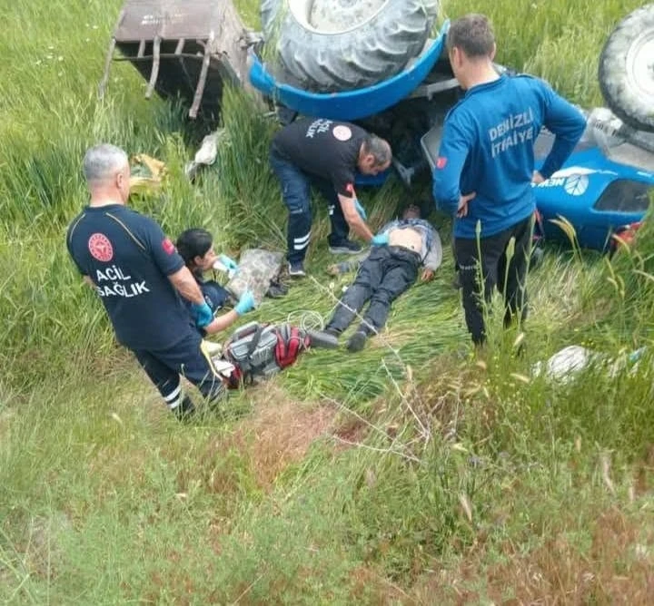 &Ccedil;ameli&rsquo;de trakt&ouml;r kazasında 1 kişi hayatını kaybetti
