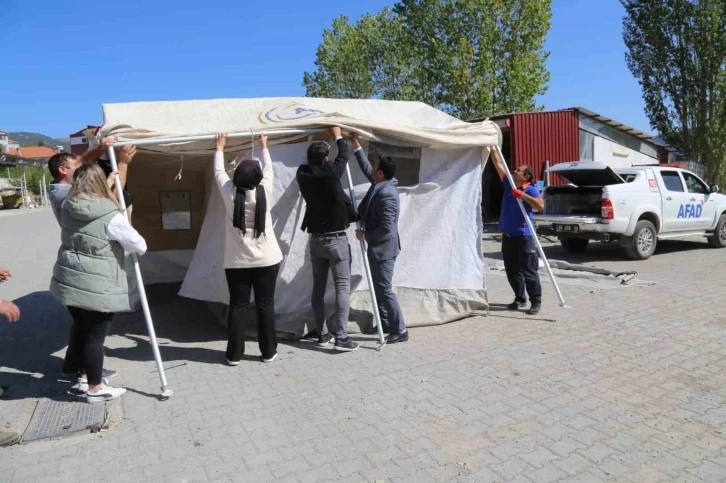 &Ccedil;ameli&rsquo;nde ilkyarım ve afetlere hazırlık eğitimi verildi
