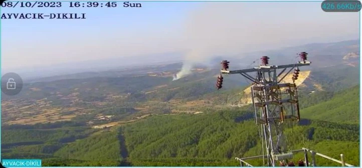 &Ccedil;anakkale&rsquo;de orman yangını
