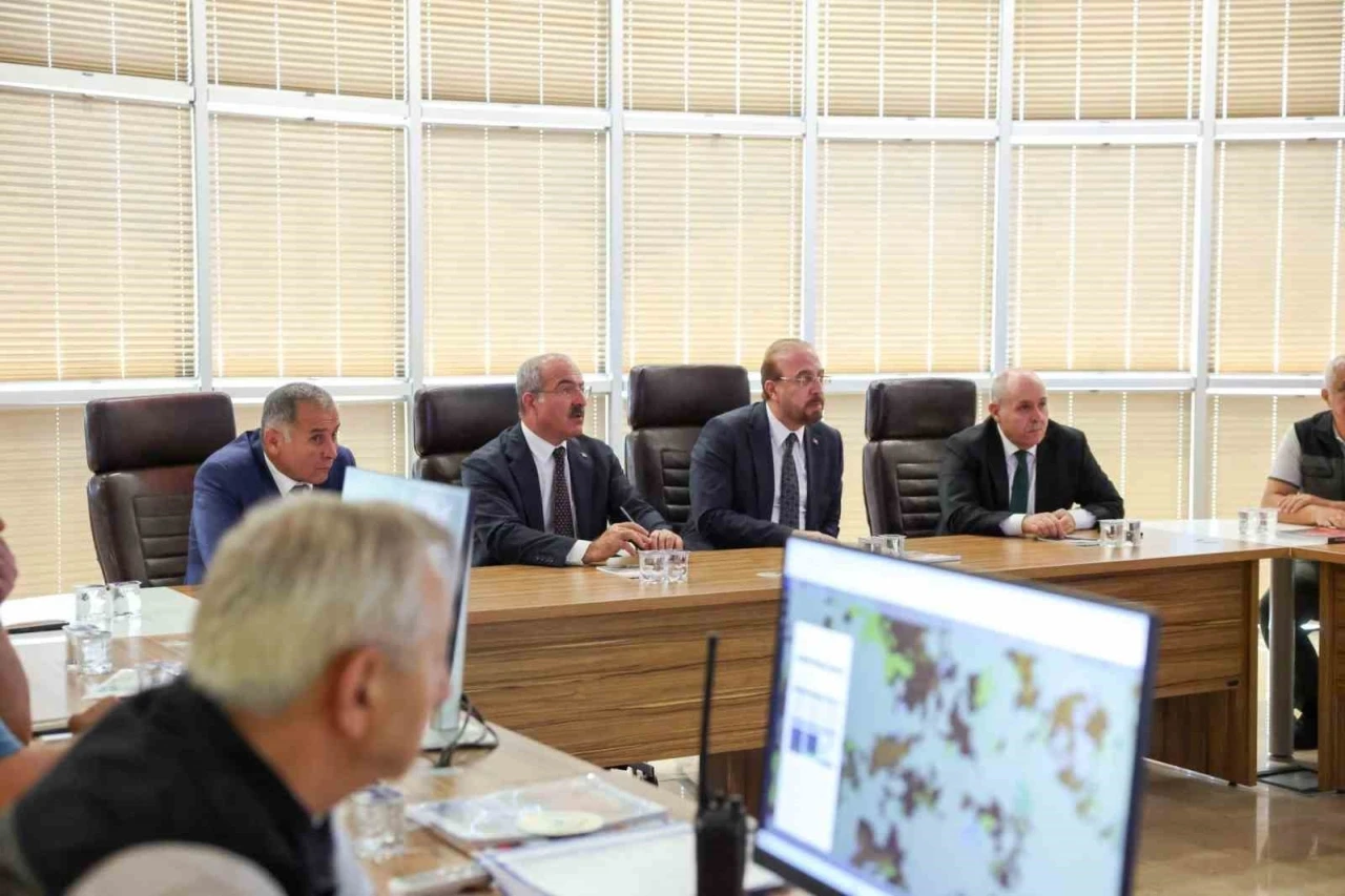 Çanakkale’de orman yangınları değerlendirme toplan