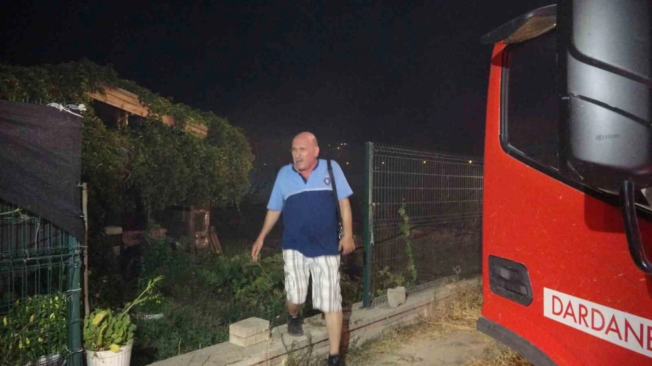 &Ccedil;anakkale&rsquo;de tarım arazisindeki yangın kontrol altına alındı
