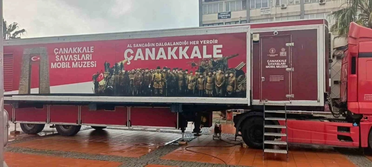 &Ccedil;anakkale Savaşları Mobil M&uuml;zesi Aliağa&rsquo;da
