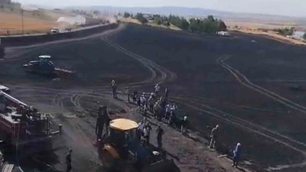 Çankırı’da tarlada çıkan yangın büyümeden söndürüldü
