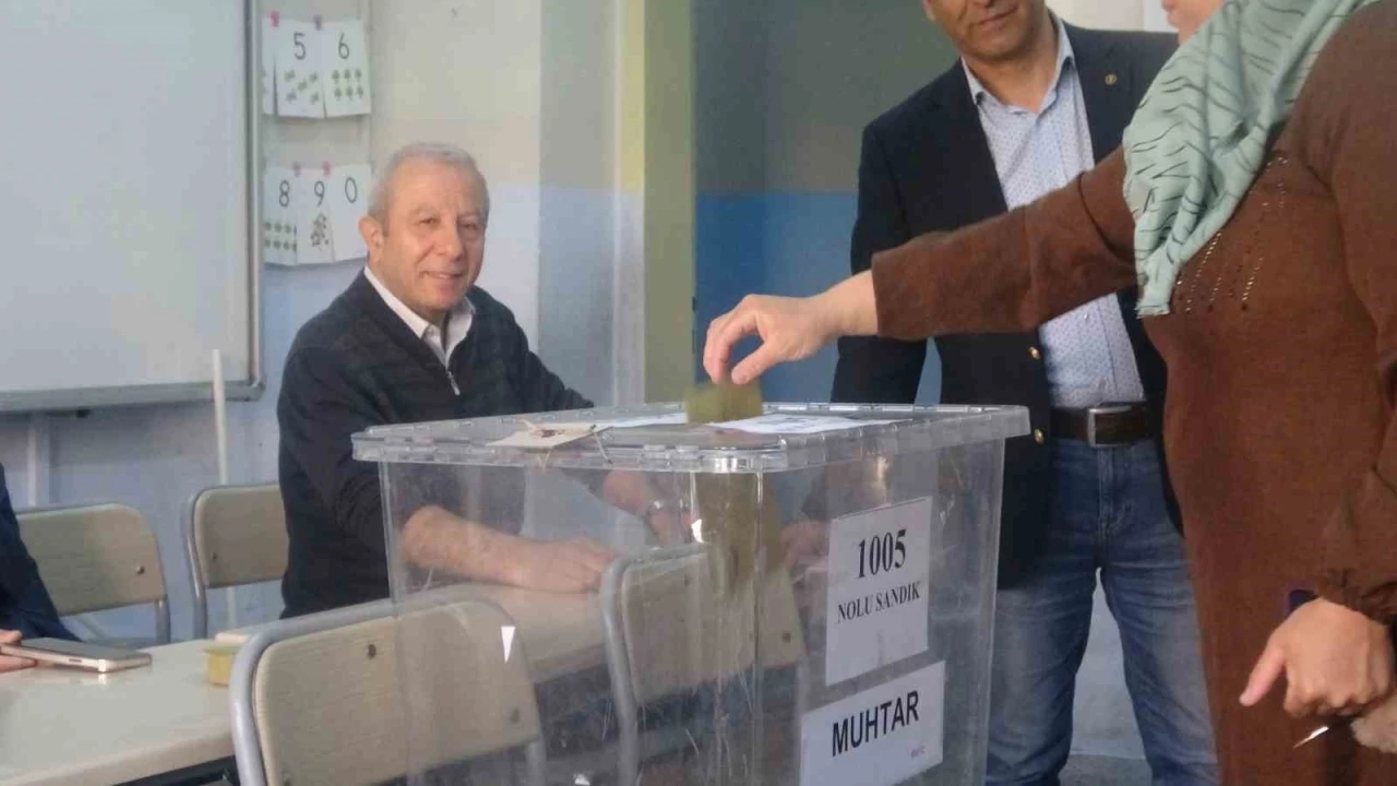 Çankırı’da vatandaşlar muhtar seçmek için sandık başına gitti
