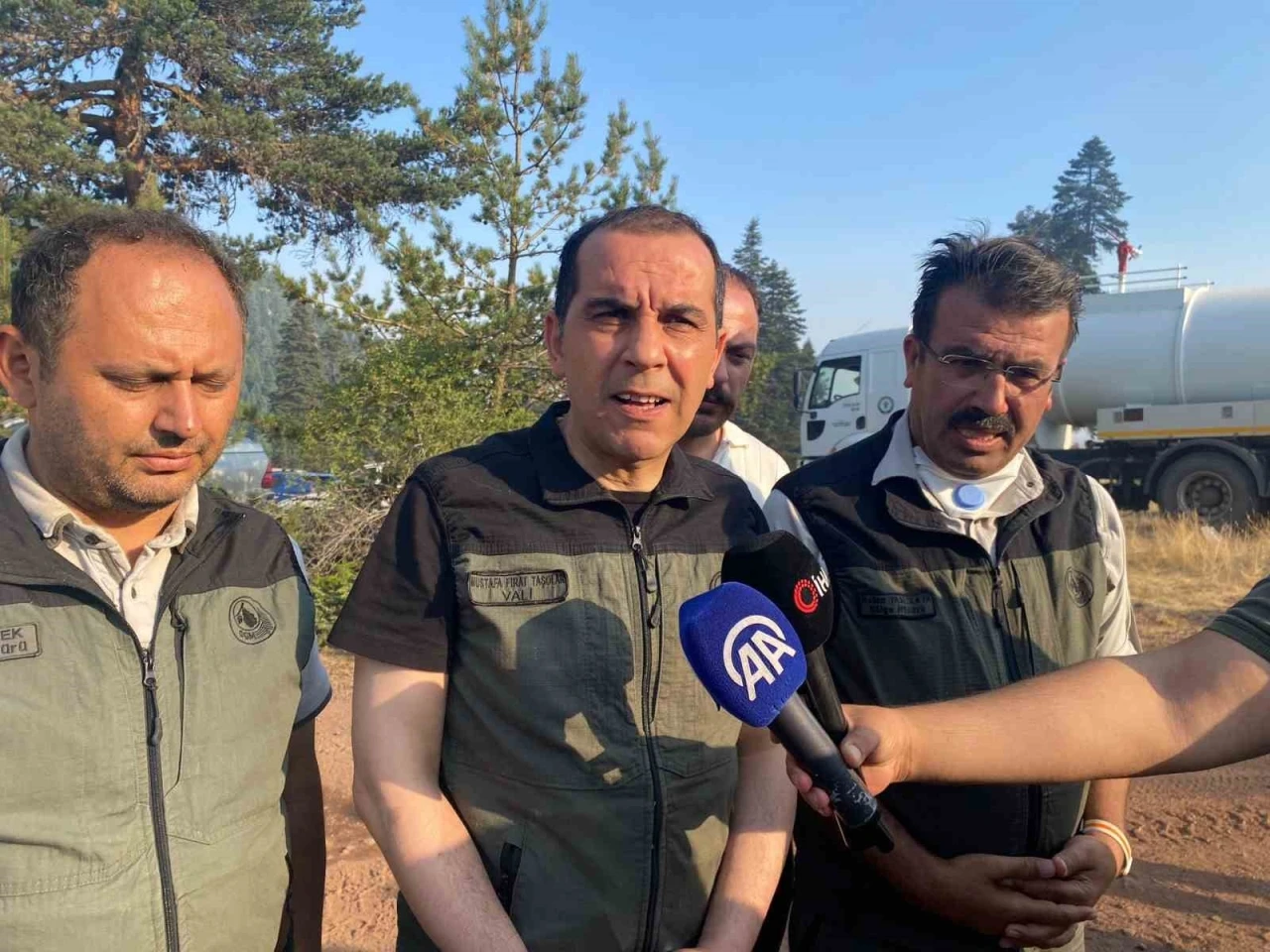 Çankırı Valisi Taşolar: &quot;Yangının ilerleyişi durduruldu&quot;
