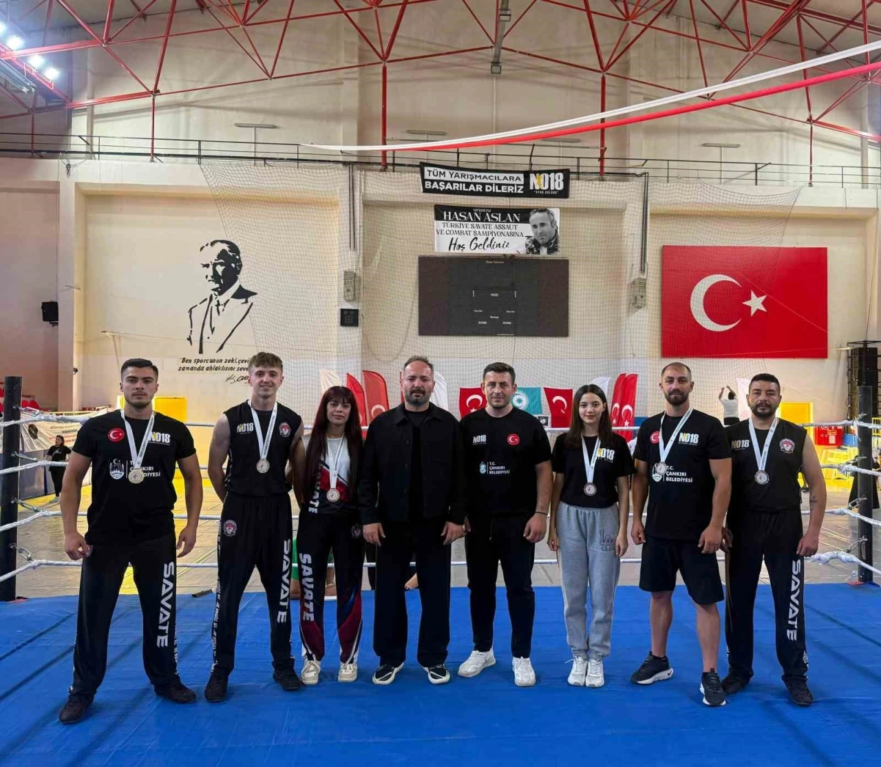 &Ccedil;ankırılı gen&ccedil; sporcular, savate sporunda başarılarıyla g&ouml;z dolduruyor
