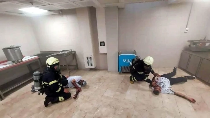 &Ccedil;arşamba Devlet Hastanesi&rsquo;nde afet tatbikatı
