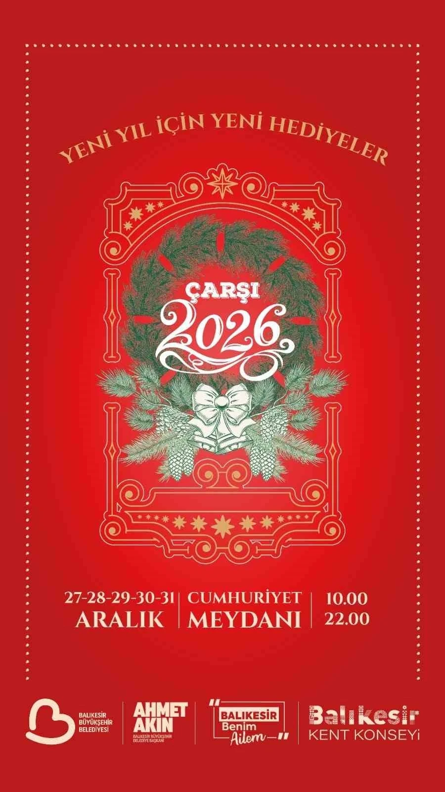 &Ccedil;arşı 2026, Balıkesir&rsquo;de kapılarını a&ccedil;ıyor
